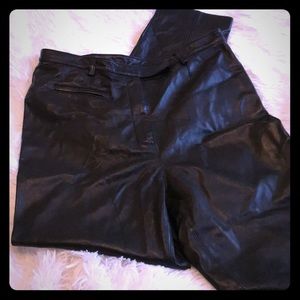 Lafayette 148 New York Leather Pants